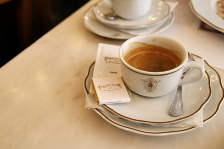 Why have coffee at Cafe Majestic and Cafe Guarany?